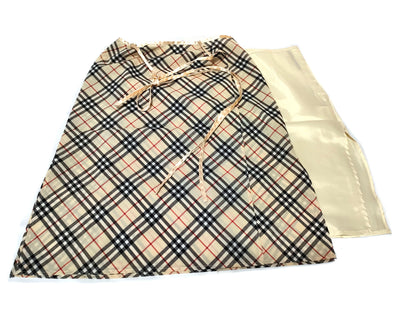 BURBERRY Blue Label Nova Check Wrap Skirt