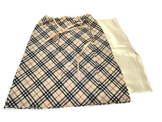 BURBERRY Blue Label Nova Check Wrap Skirt