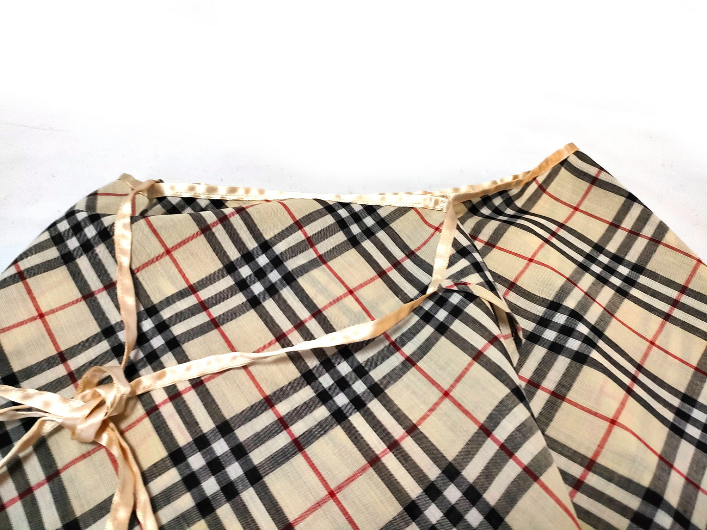 BURBERRY Blue Label Nova Check Wrap Skirt