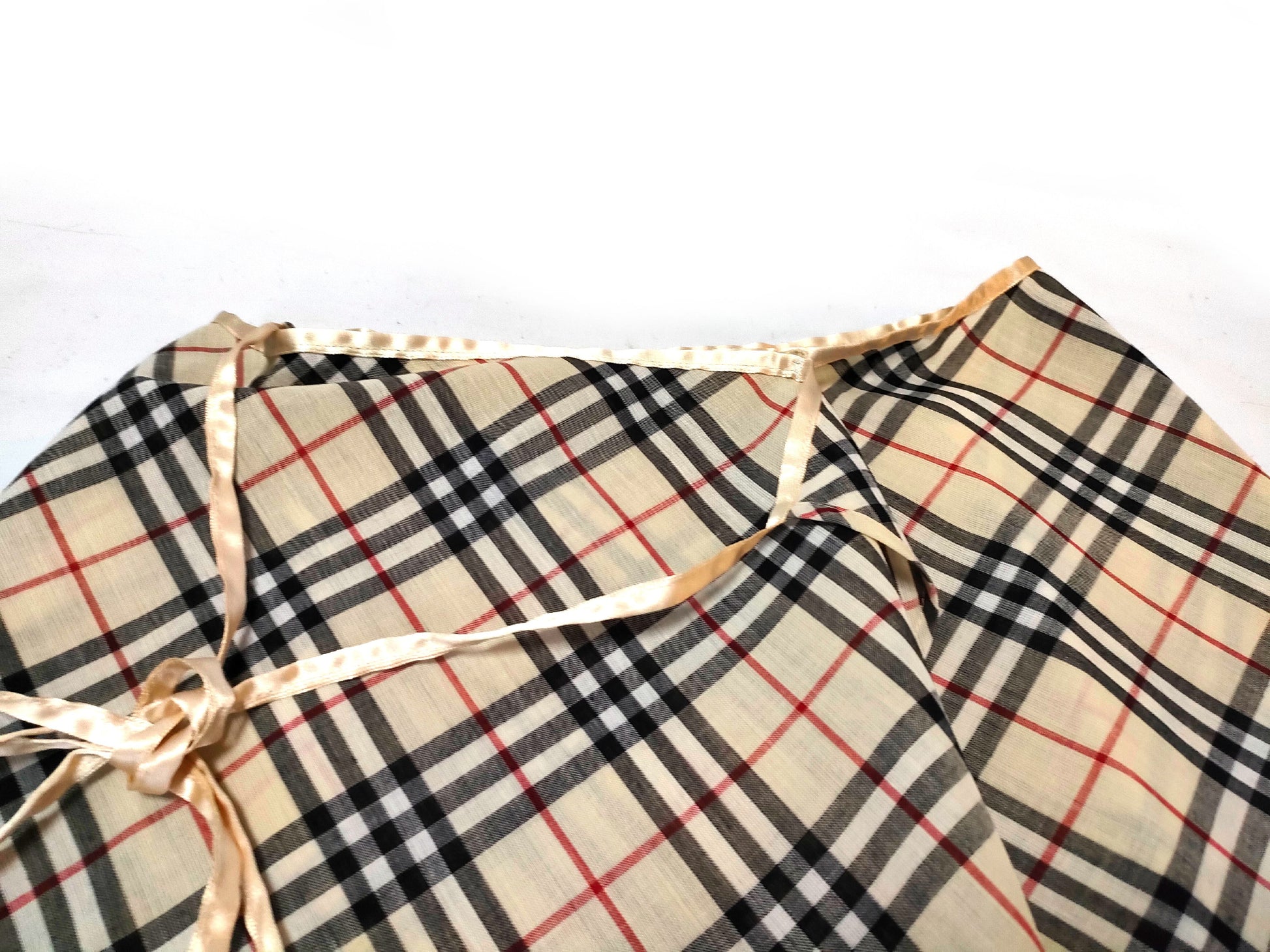BURBERRY Blue Label Nova Check Wrap Skirt
