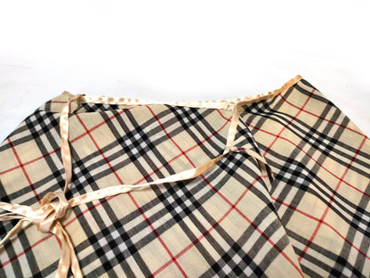 BURBERRY Blue Label Nova Check Wrap Skirt