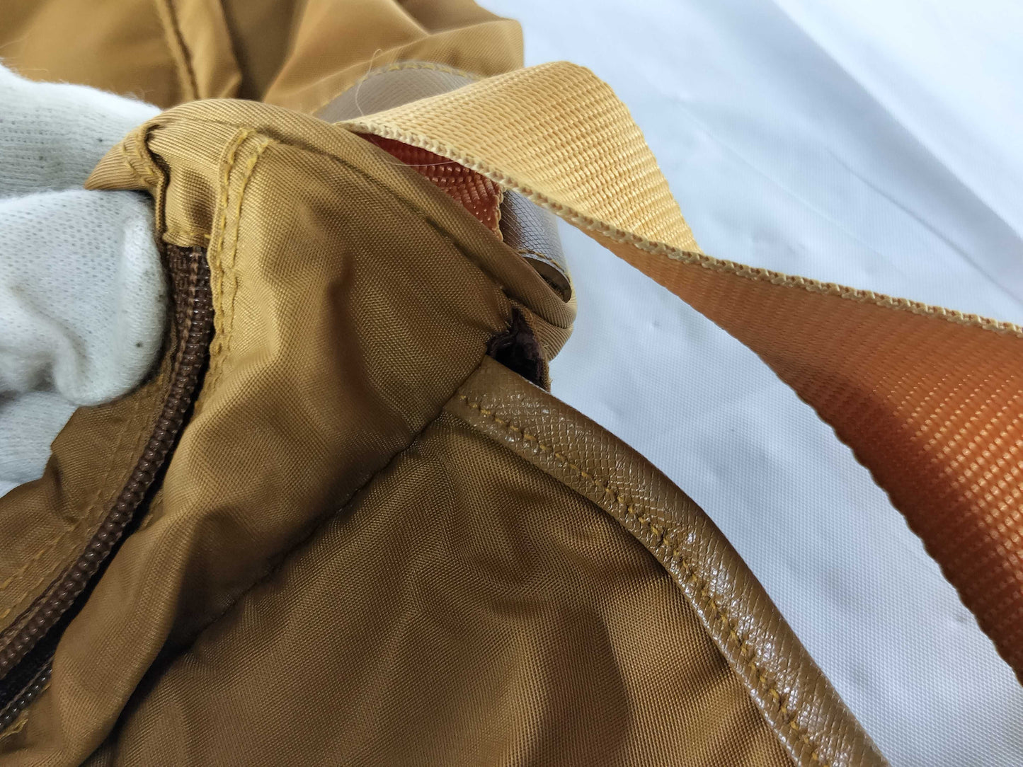 PRADA Nylon Messenger Shoulder Bag