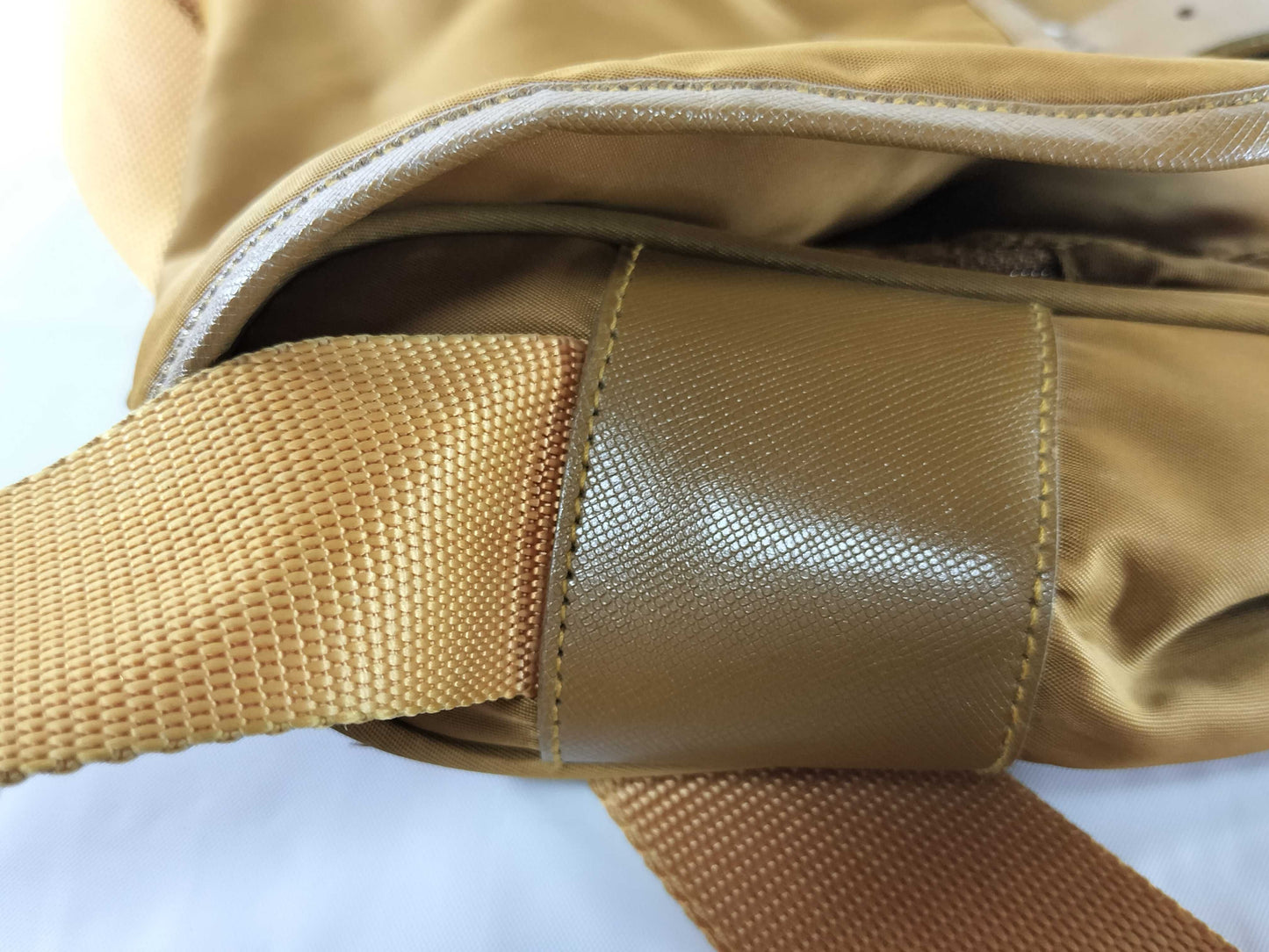 PRADA Nylon Messenger Shoulder Bag