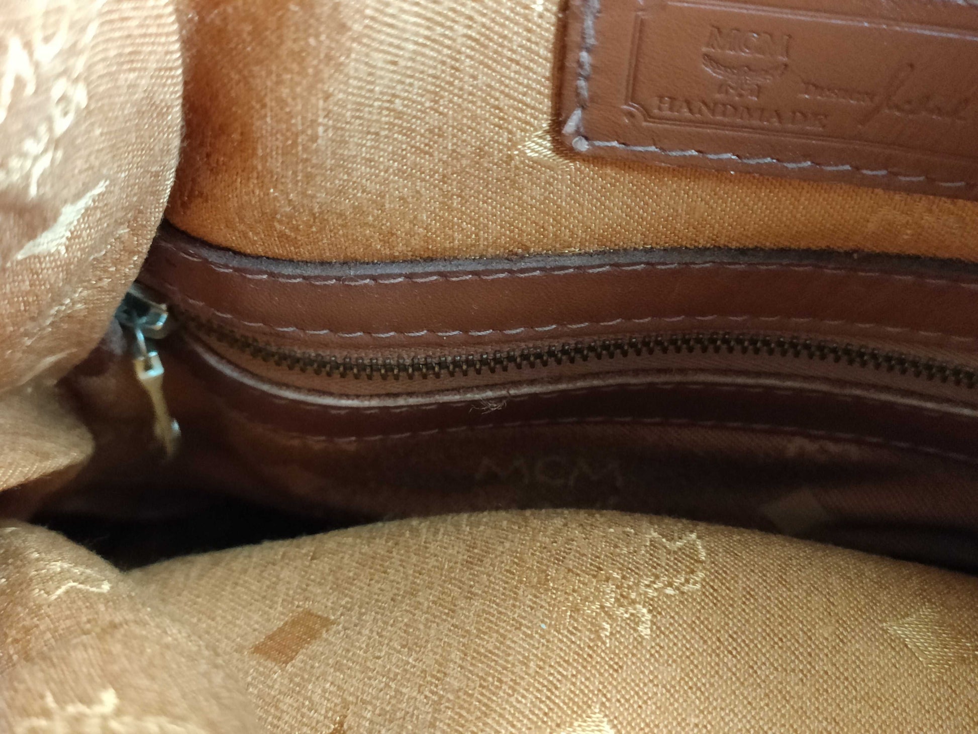 MCM Drawstring Shoulder Bag