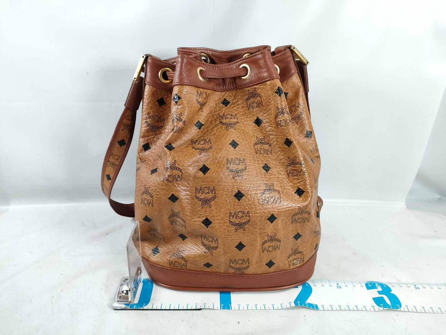 MCM Drawstring Shoulder Bag