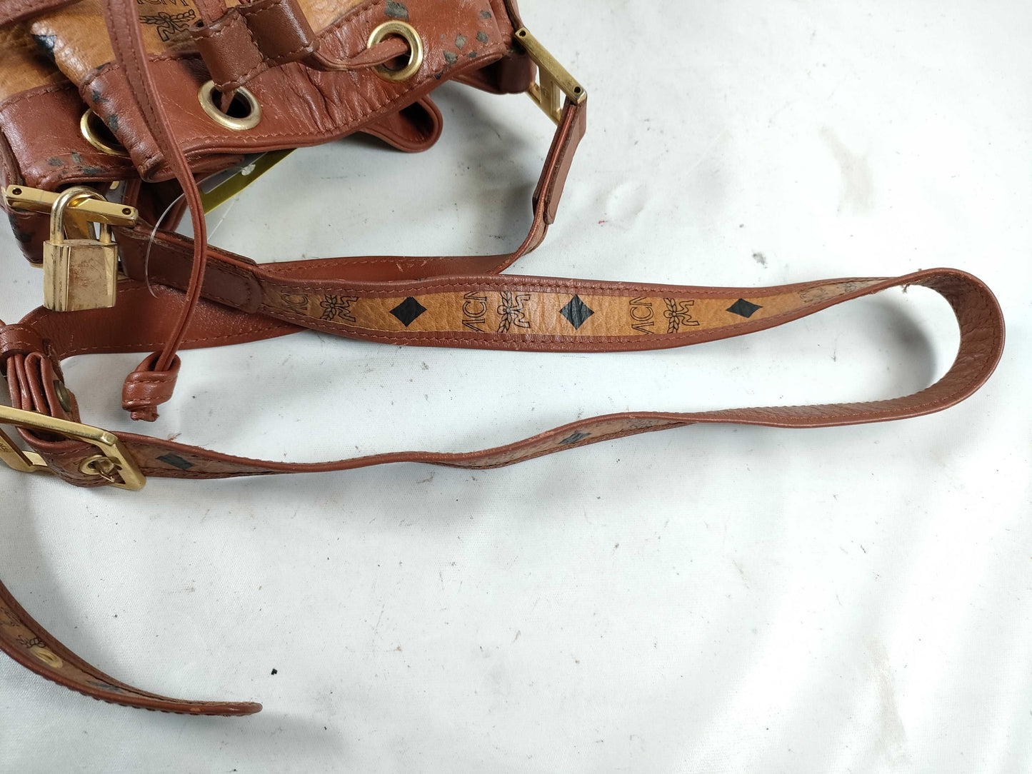 MCM Drawstring Shoulder Bag