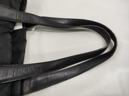 CHANEL New Travel Line MM Nylon and Leather Tote Bag Black