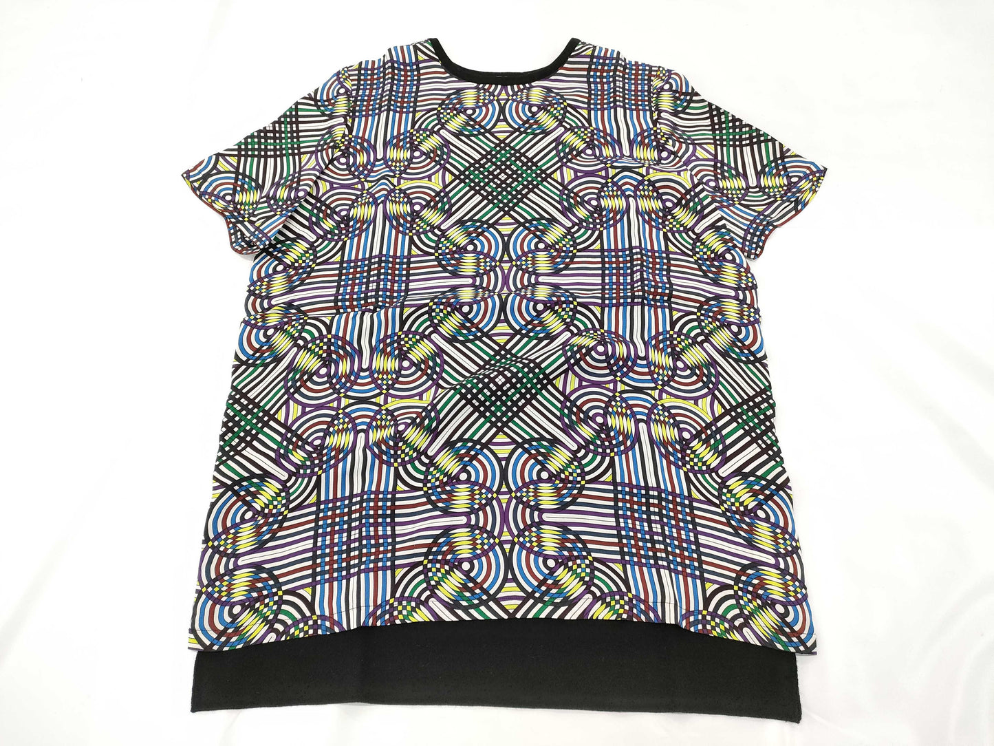 HERMES Geometric Pattern Tops Tops