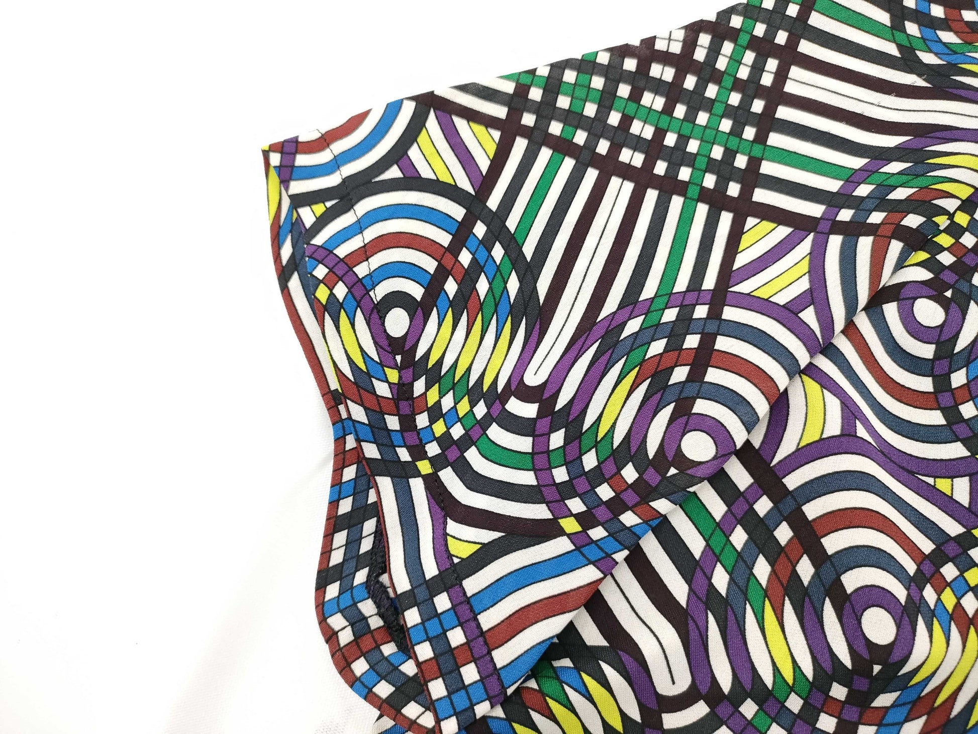 HERMES Geometric Pattern Tops Tops