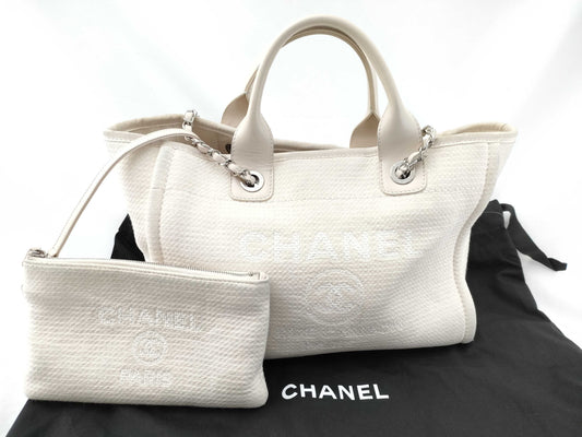 CHANEL Random Number Deauville 2-Way Shoulder Bag