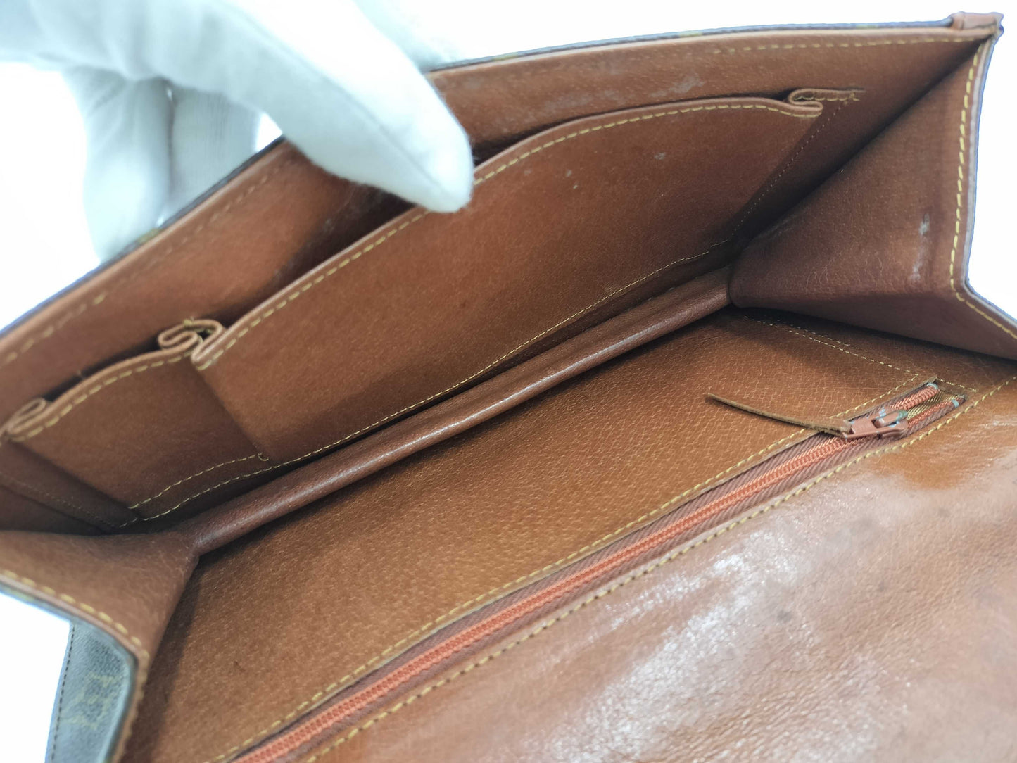 LOUIS VUITTON Monogram Pochette Dame Clutch Bag