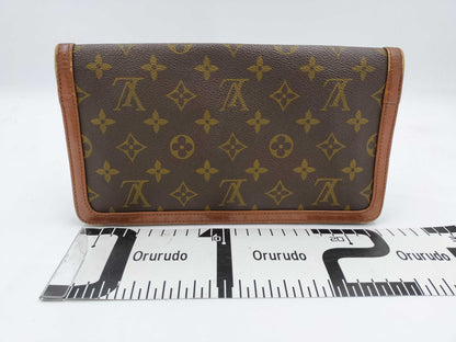 LOUIS VUITTON Monogram Pochette Dame Clutch Bag