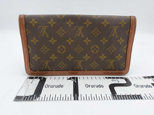LOUIS VUITTON Monogram Pochette Dame Clutch Bag