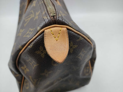 LOUIS VUITTON Monogram M41107 Speedy 35 Boston Bag