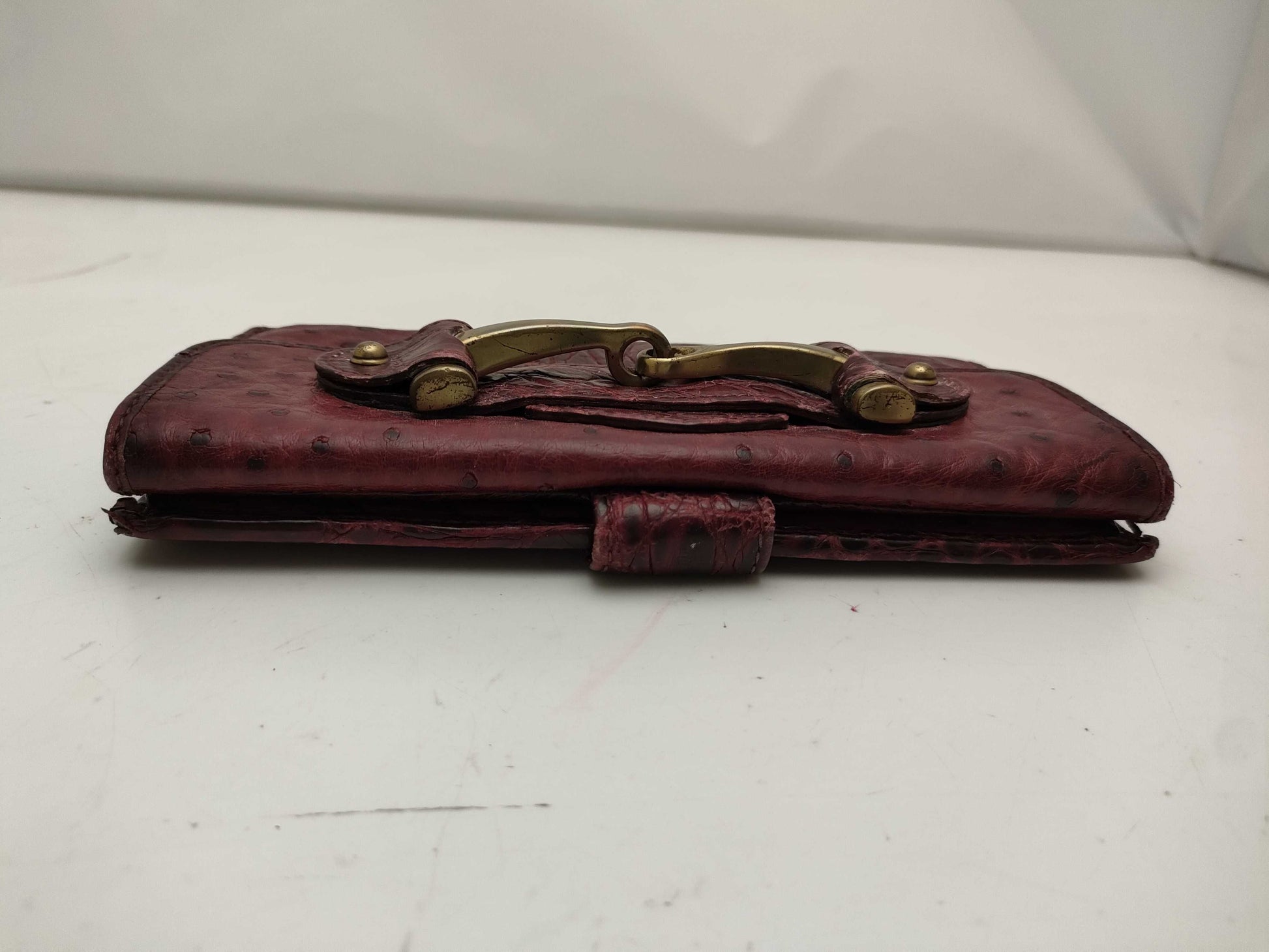 GUCCI Ostrich/Horsebit 138040 Wallet
