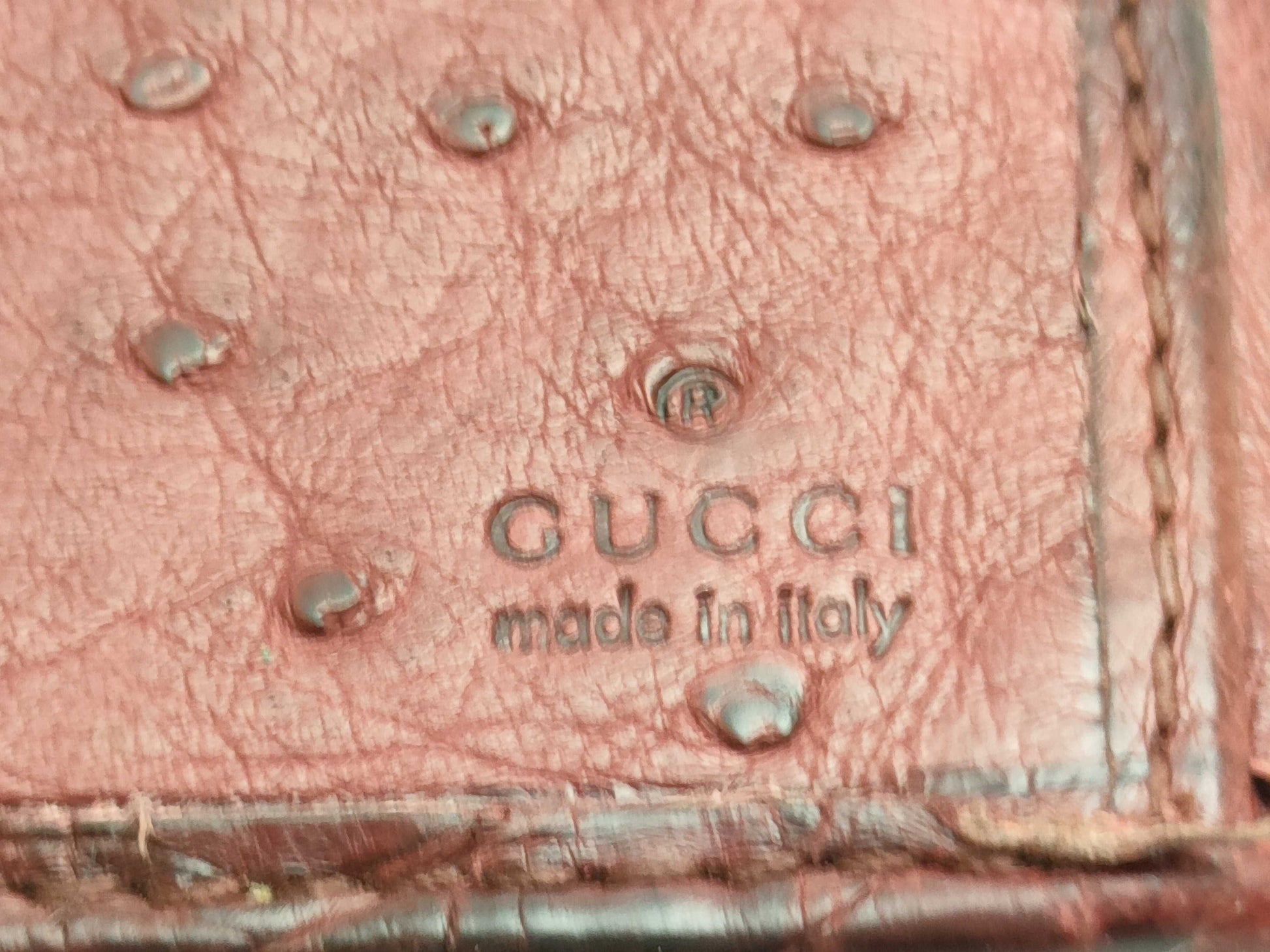 GUCCI Ostrich/Horsebit 138040 Wallet