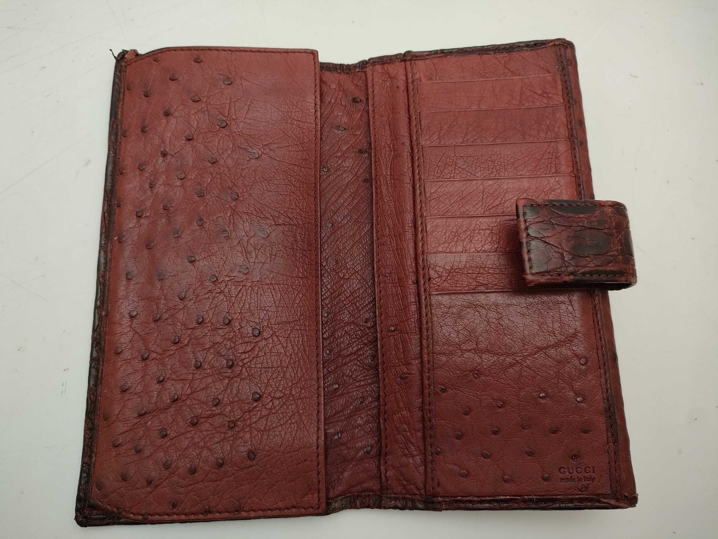 GUCCI Ostrich/Horsebit 138040 Wallet