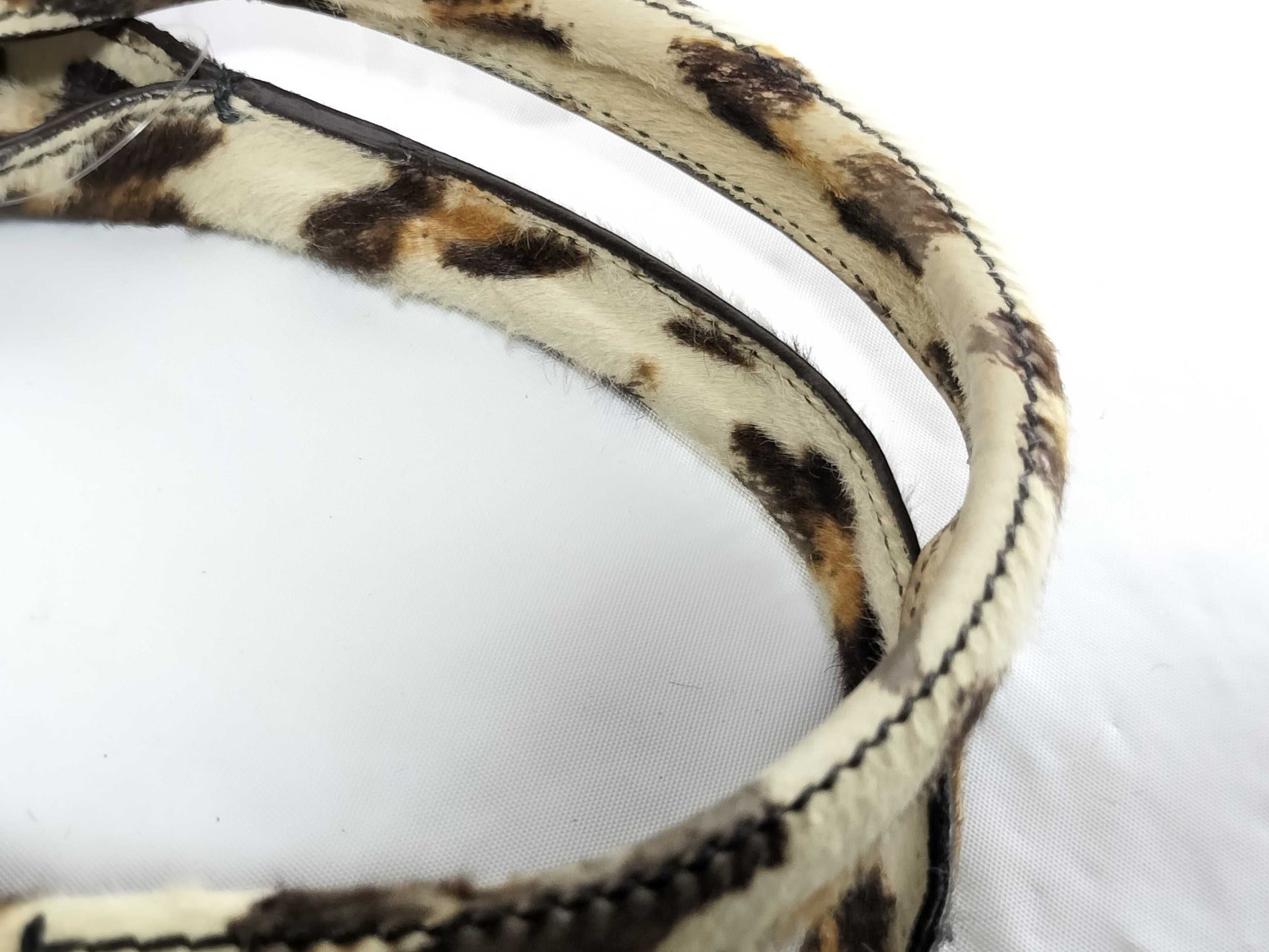 PRADA Leopard Print Tote Bag