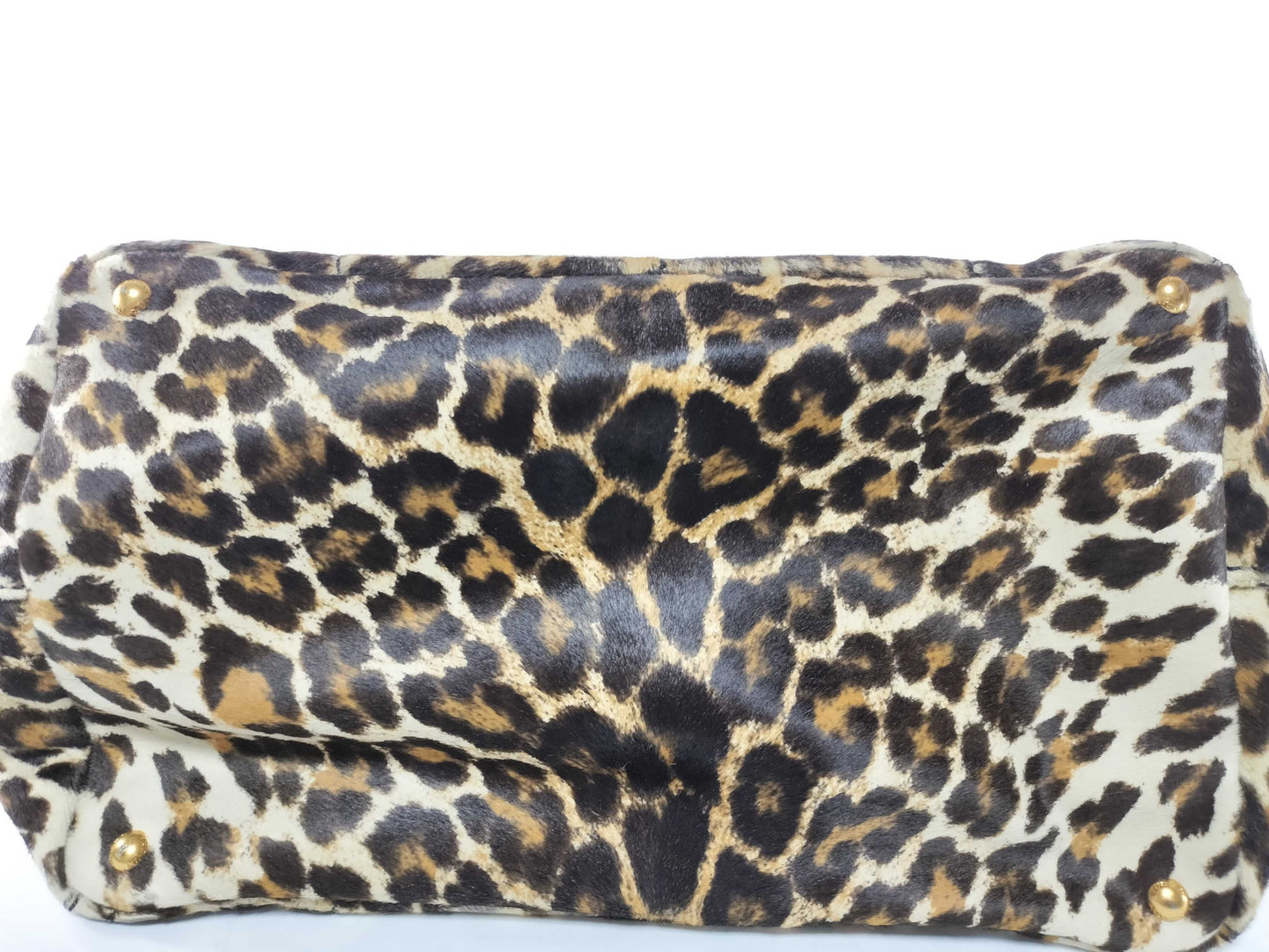 PRADA Leopard Print Tote Bag
