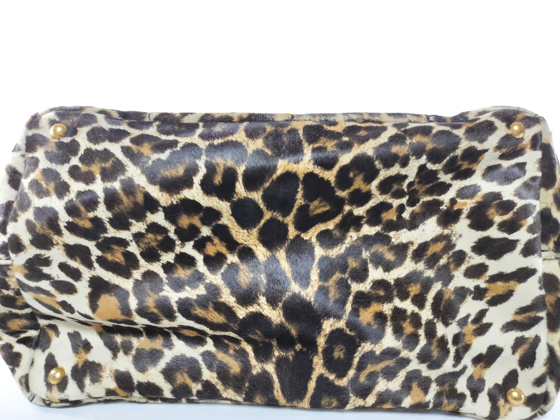 PRADA Leopard Print Tote Bag