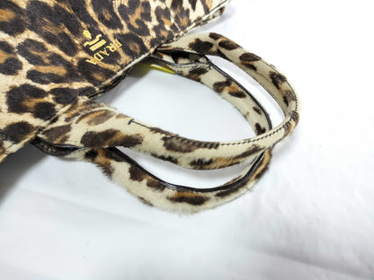 PRADA Leopard Print Tote Bag