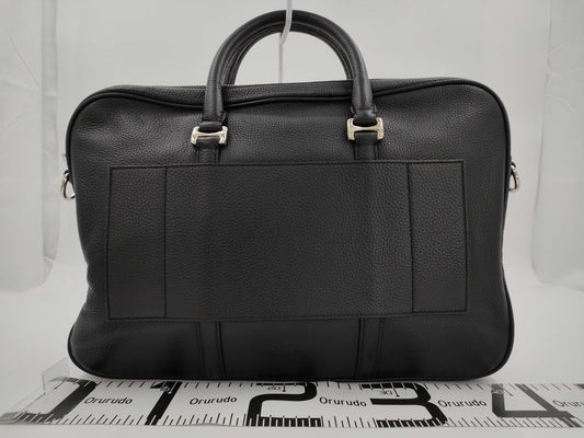 BALLY / Leather Business Bag Business Bag