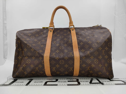 LOUIS VUITTON Monogram M41416 Keepall Bandouliere 50 Boston Bag