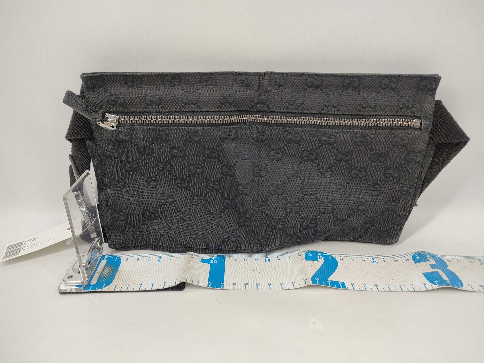 GUCCI GG Canvas 28566 Body Bag Black Shoulder Bag