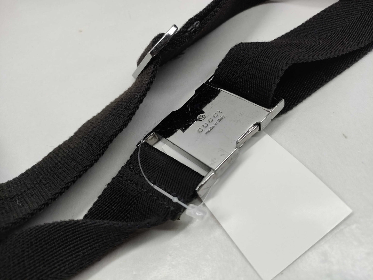 GUCCI GG Canvas 28566 Body Bag Black Shoulder Bag