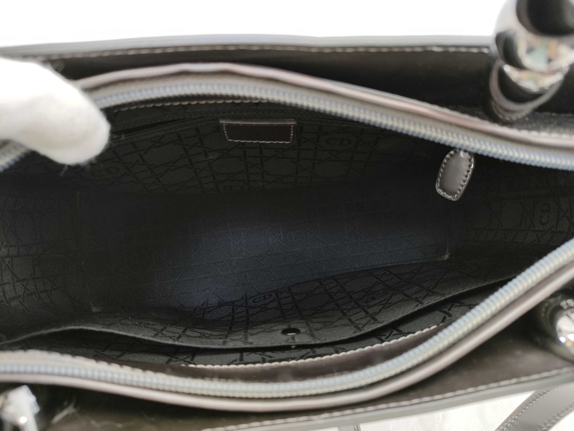 Dior Maris Pearl 2-Way Gray Handbag