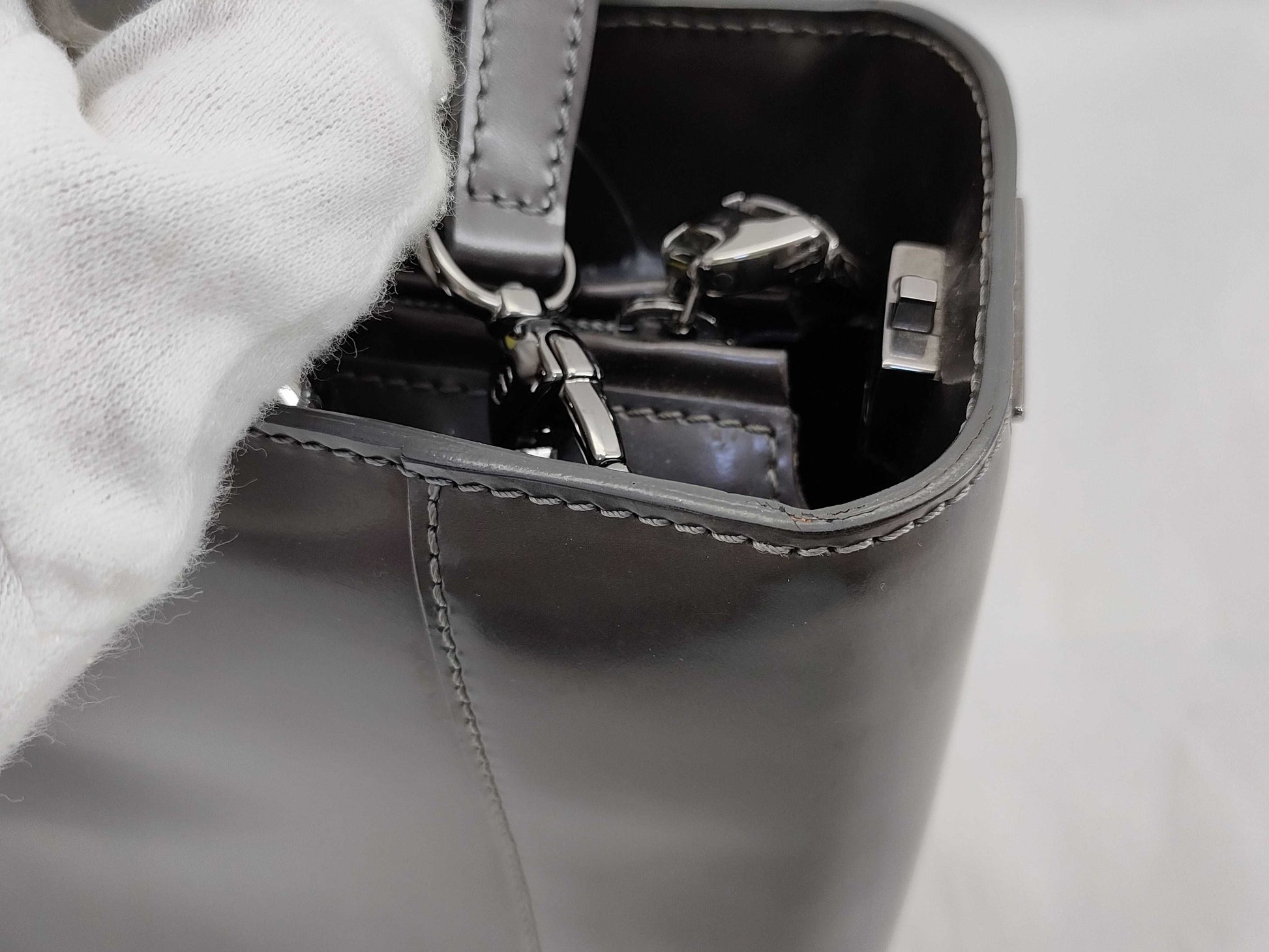 Dior Maris Pearl 2-Way Gray Handbag