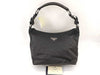 PRADA nylon one-shoulder shoulder bag with leather handles