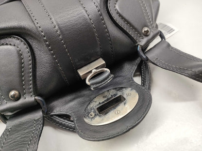 TODS Leather Turnlock Tote Bag