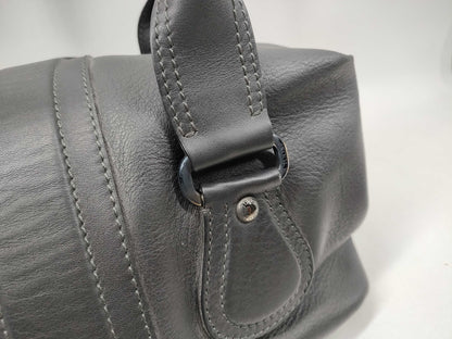 TODS Leather Turnlock Tote Bag