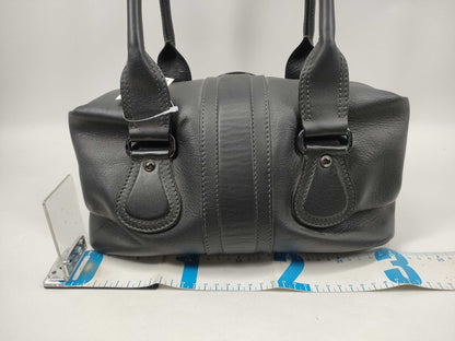 TODS Leather Turnlock Tote Bag