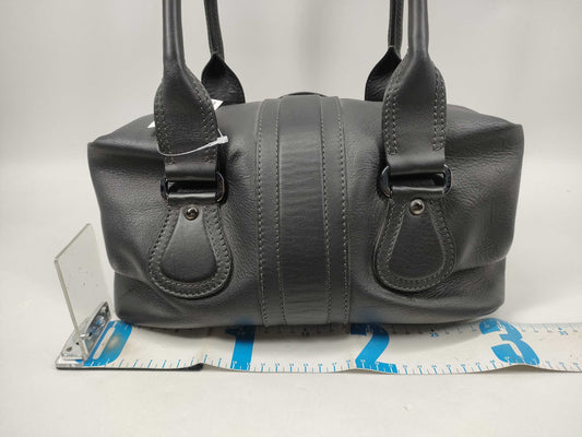TODS Leather Turnlock Tote Bag