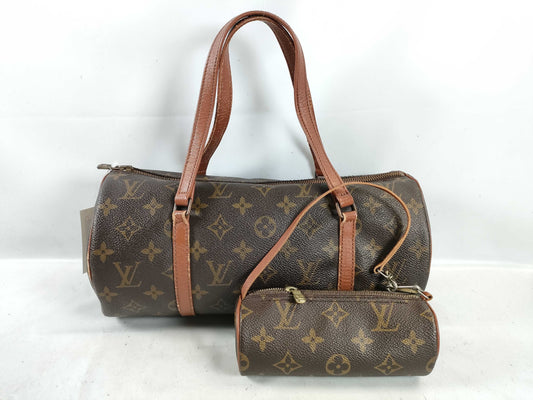 LOUIS VUITTON RFID Unverified 862TH Monogram M51385 Papillon 30 Old Model Handbag