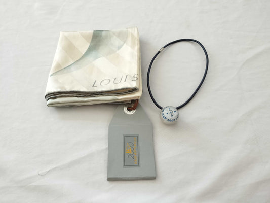 LOUIS VUITTON Louis Vuitton Cup 2000 Scarf/Compass Necklace *2 Scarf