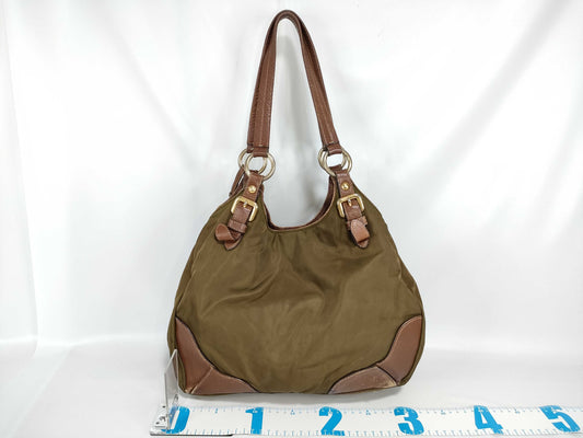 PRADA nylon leather nylon bag shoulder bag