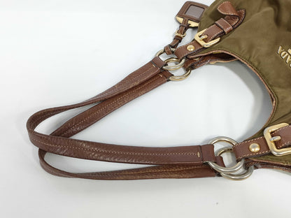 PRADA nylon leather nylon bag shoulder bag