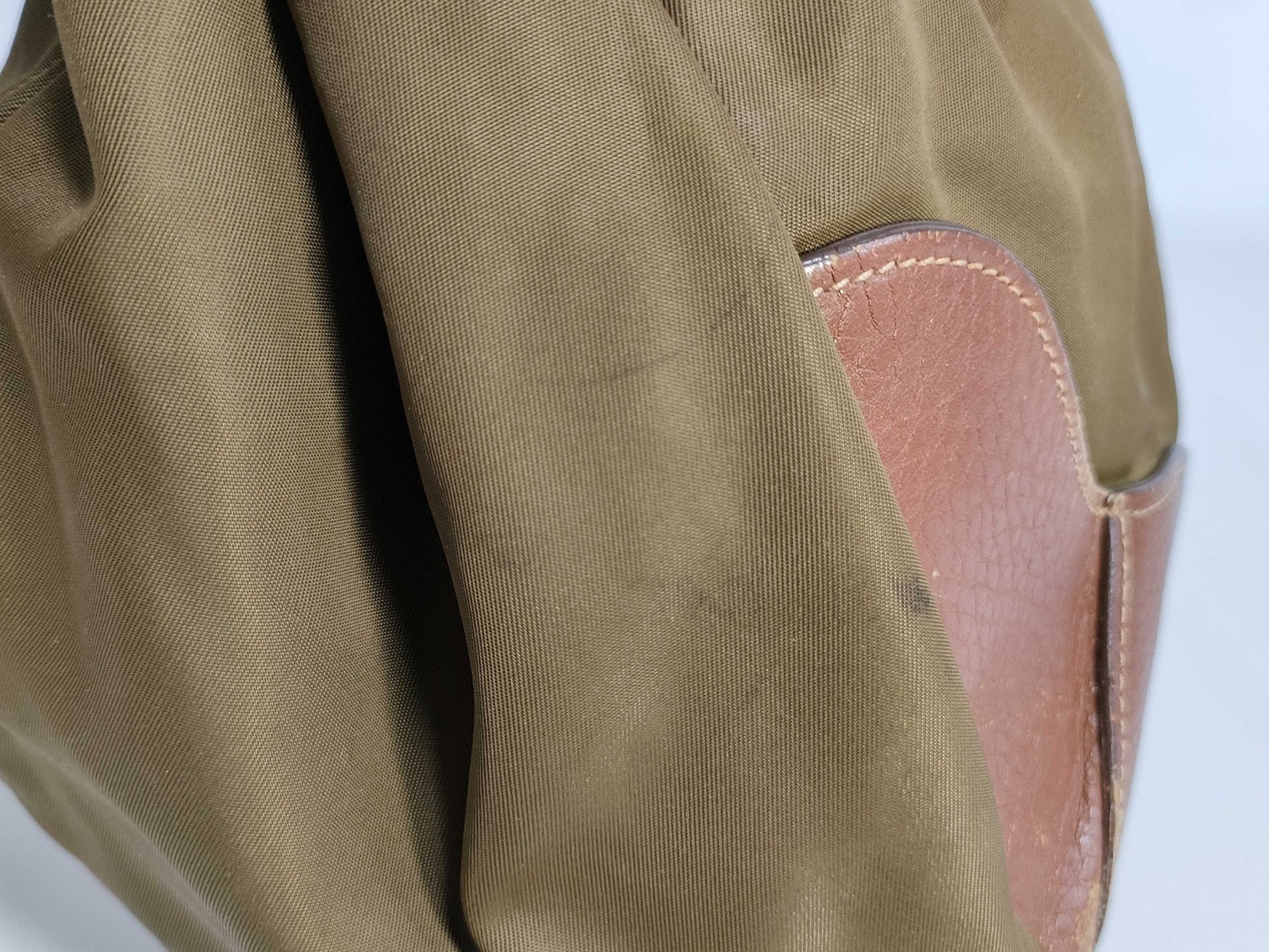 PRADA nylon leather nylon bag shoulder bag