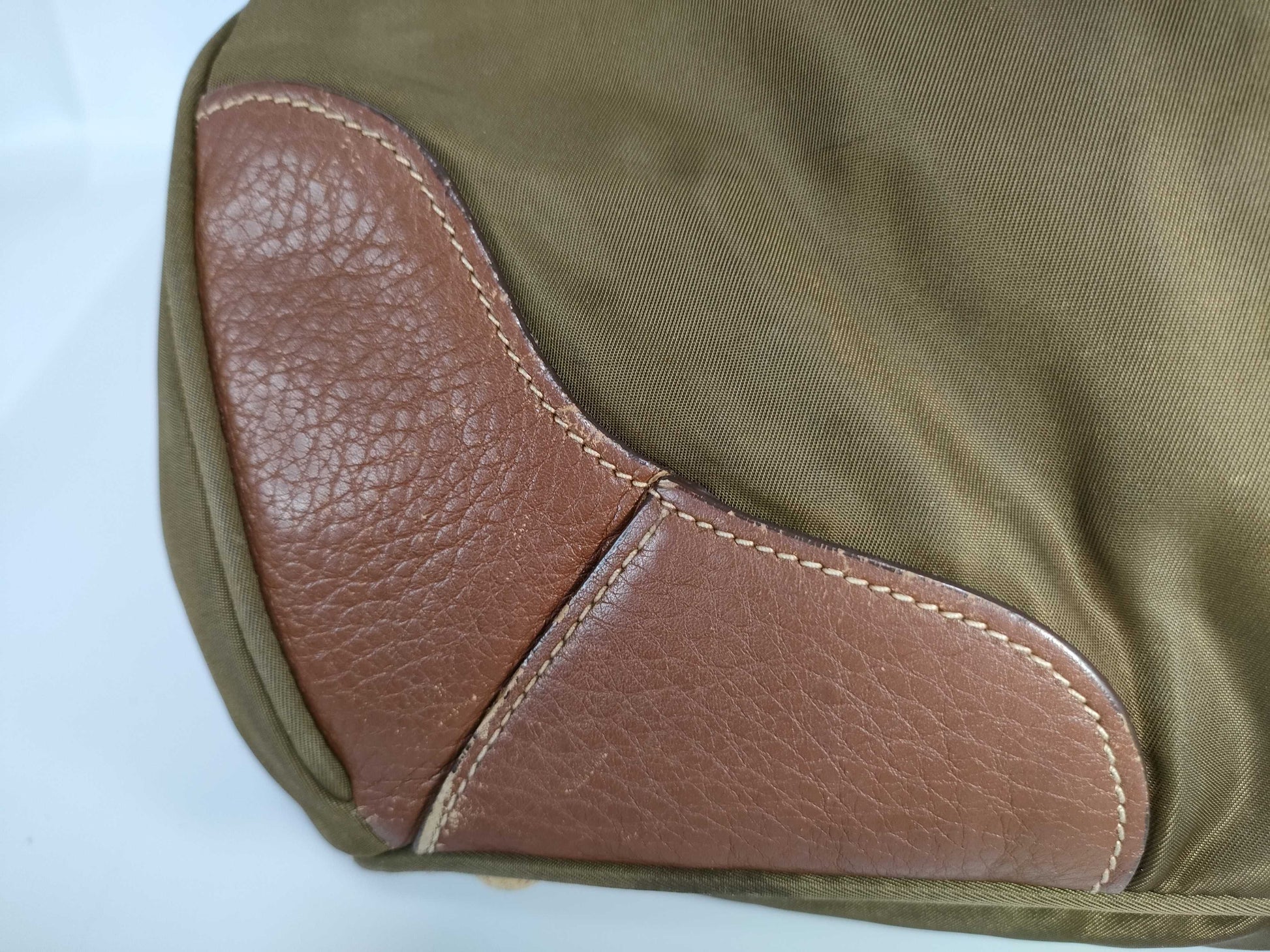 PRADA nylon leather nylon bag shoulder bag