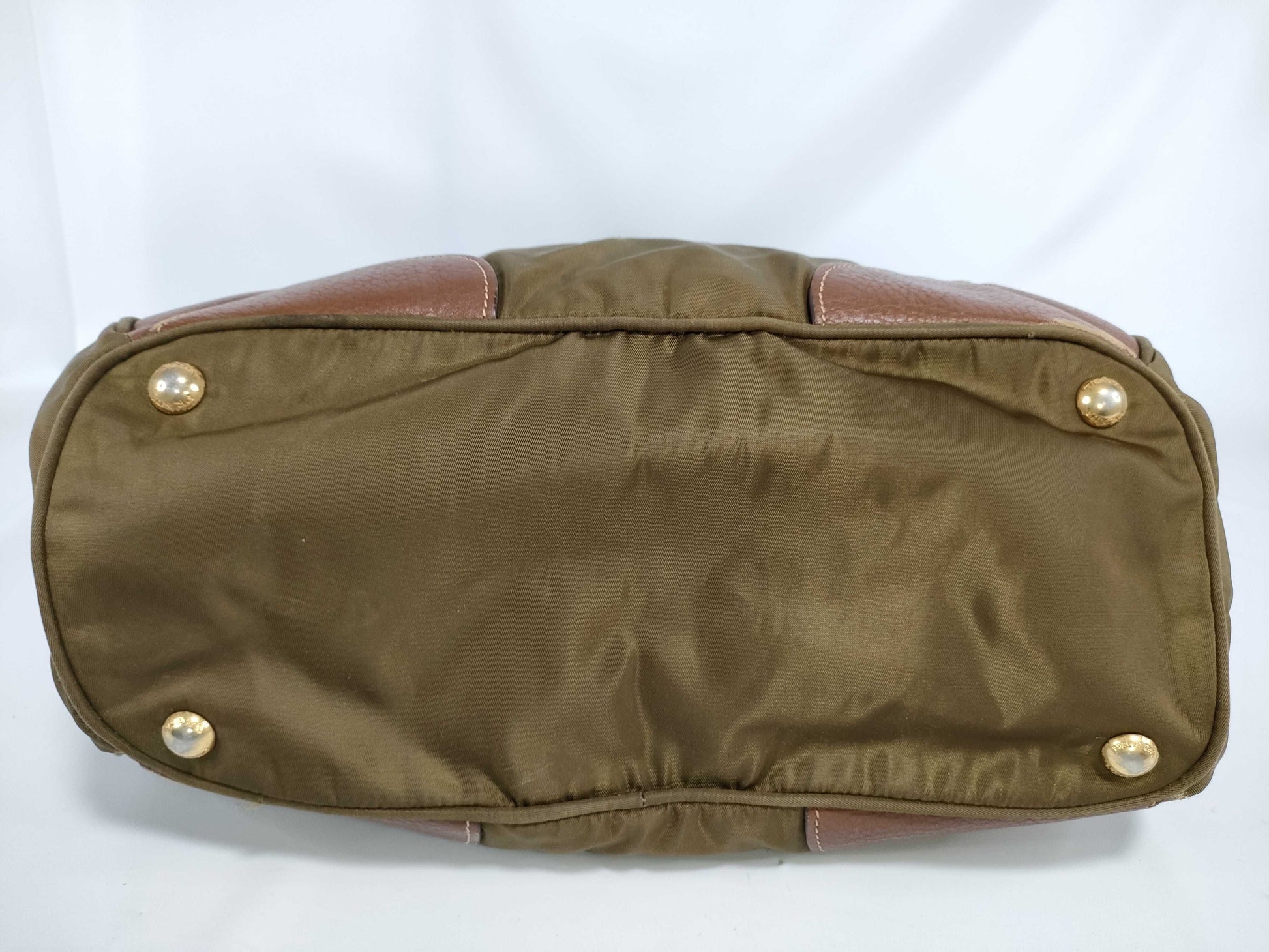 PRADA nylon leather nylon bag shoulder bag
