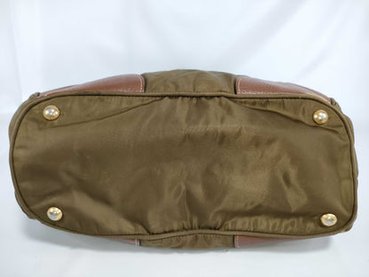 PRADA nylon leather nylon bag shoulder bag