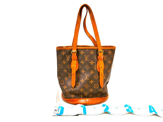 LOUIS VUITTON M42278 Monogram Old Bucket PM Tote Bag