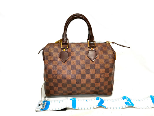 LOUIS VUITTON N41368 Damier Speedy 25 Boston Bag