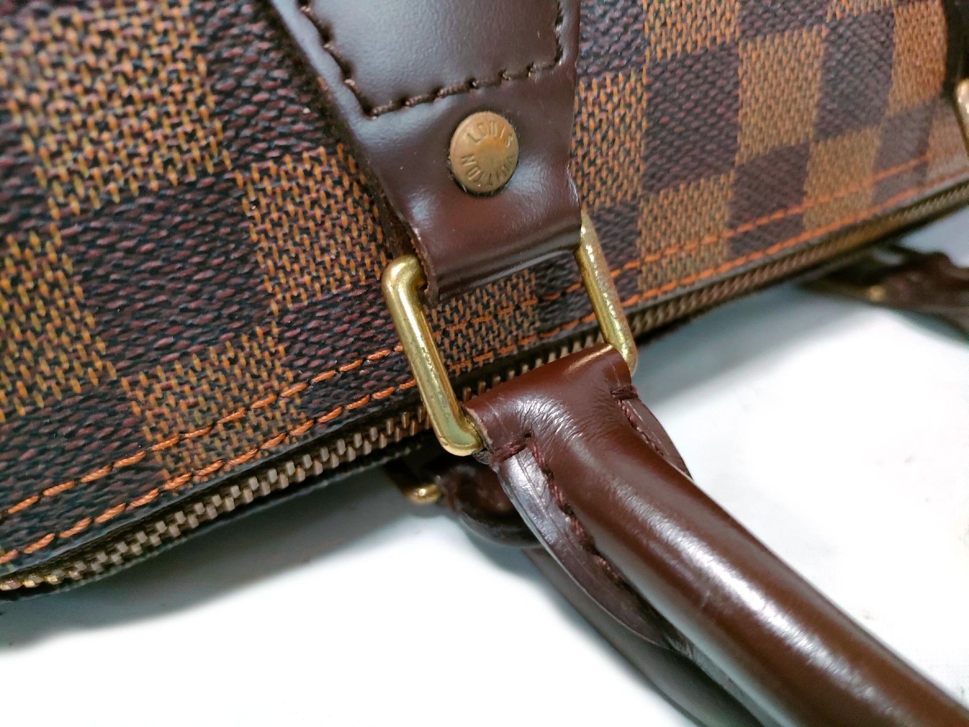 LOUIS VUITTON N41368 Damier Speedy 25 Boston Bag