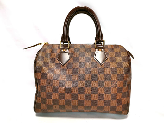 LOUIS VUITTON N41368 Damier Speedy 25 Boston Bag