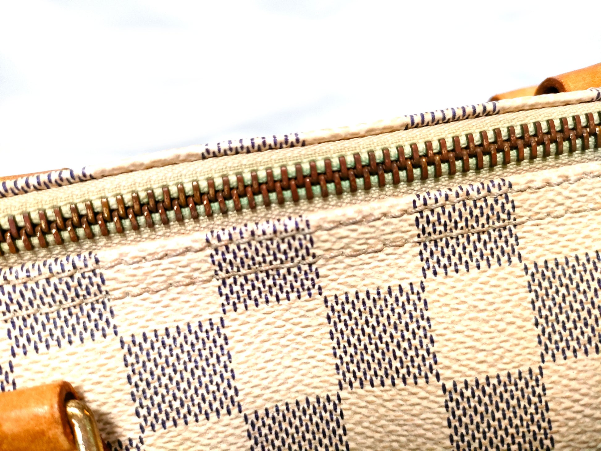 LOUIS VUITTON N41533 Damier Azur Speedy 30 Boston Bag