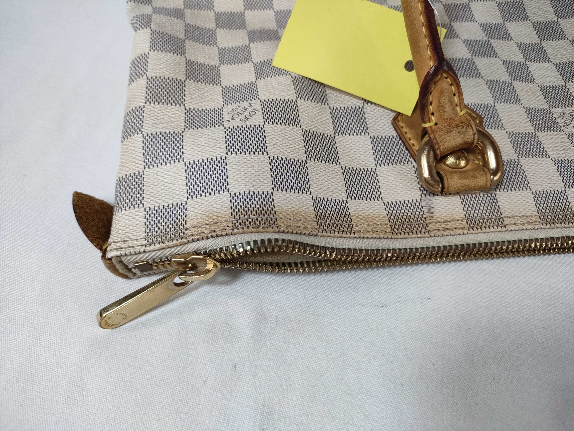 LOUIS VUITTON N51185 Damier Azur Saleya MM Tote Bag